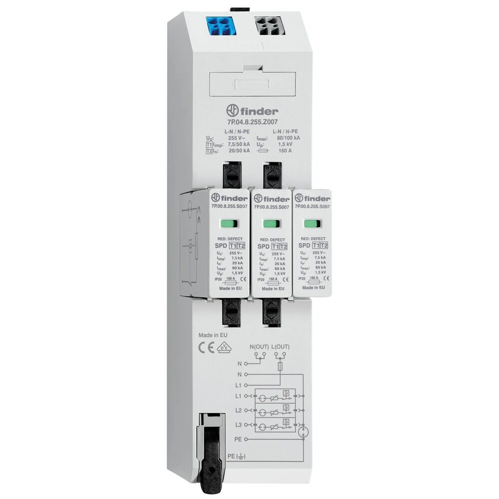 Finder Blitz und Überspannungsableiter 7P.04.8.255.Z007