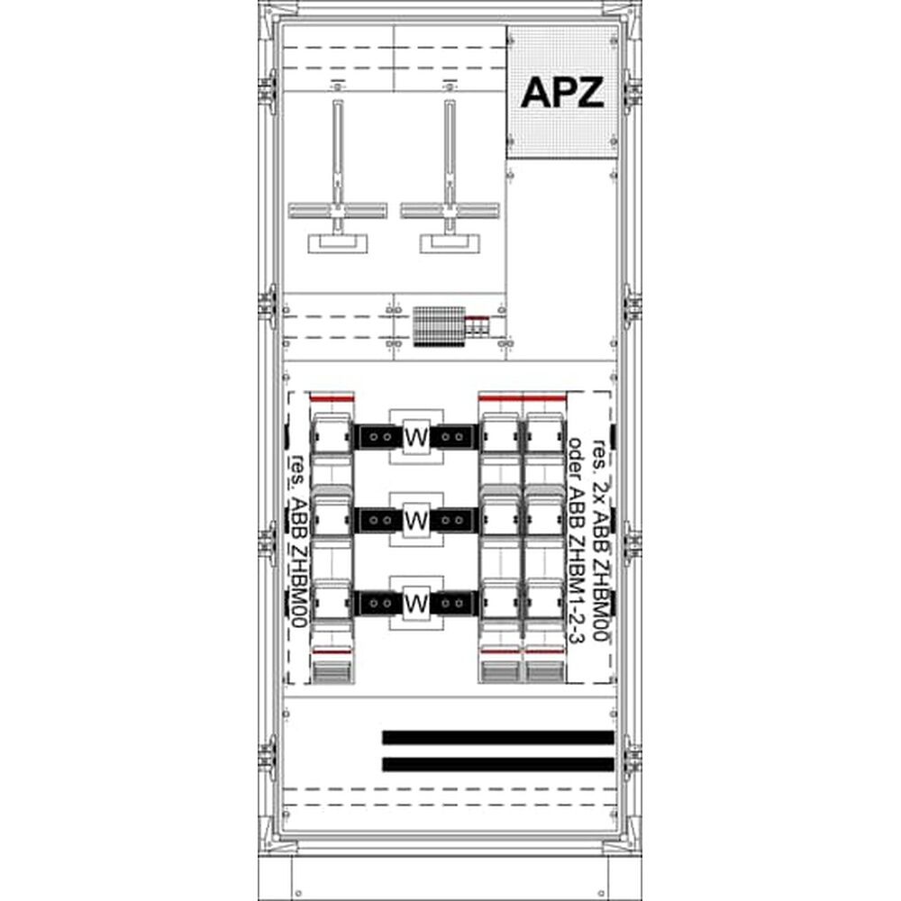 Striebel & John Mess und Wandlerschrank 2CPX032978R9999 Typ KS4225Z