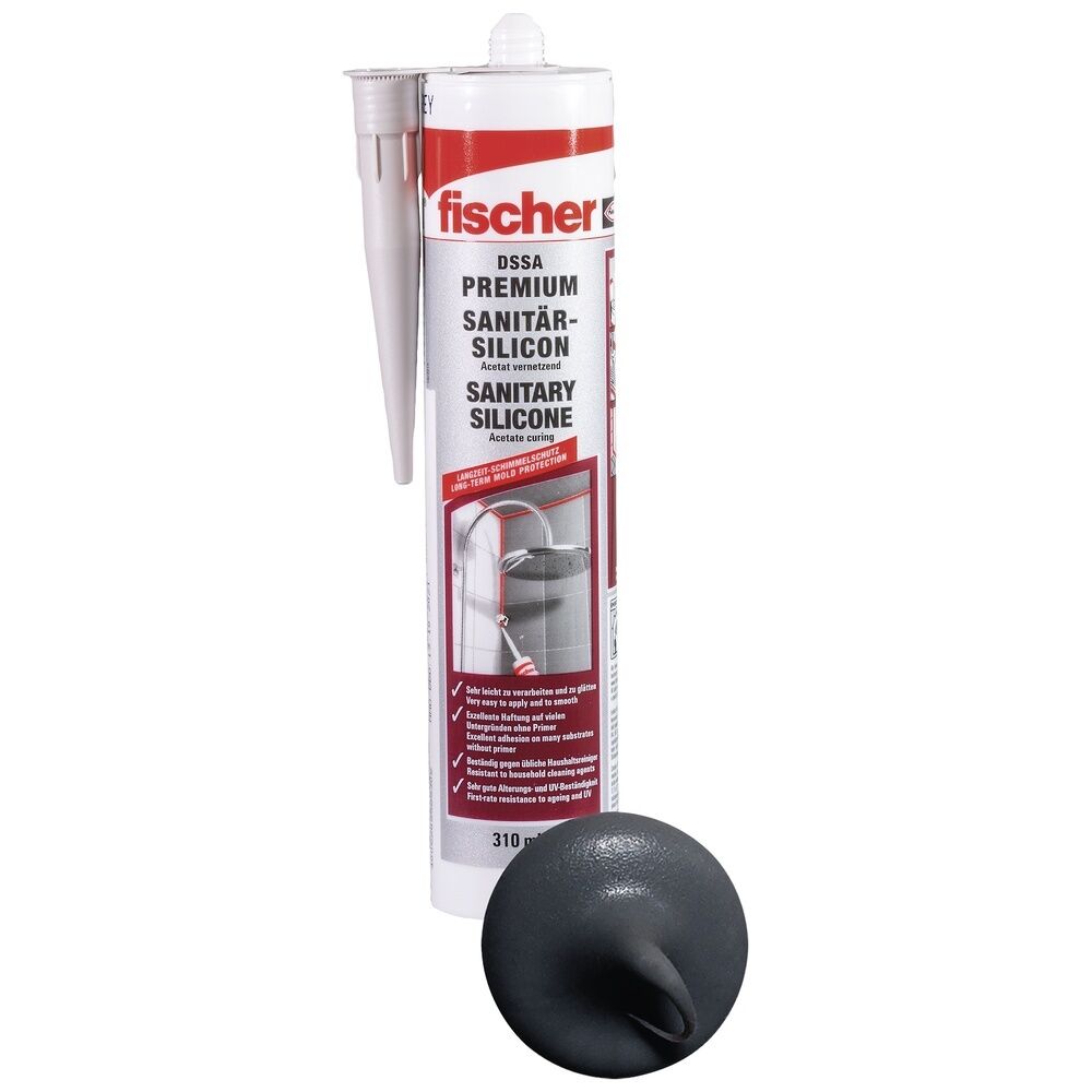 Fischer Sanitärsilicon 512211 Typ DSSA AN (DE/EN) 