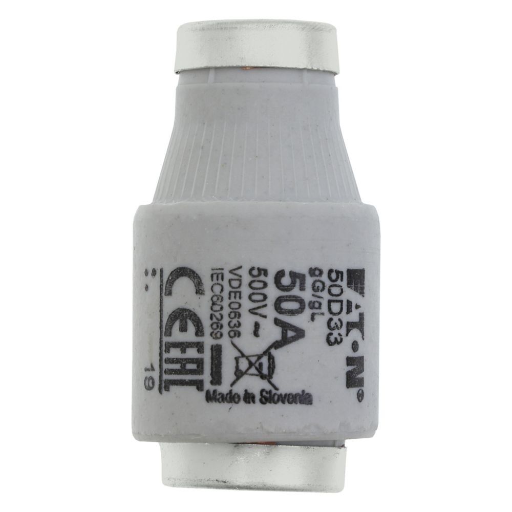 Eaton Sicherungseinsatz 50D33 Typ FUSE-D3 50A T GL/GG 500VAC E33