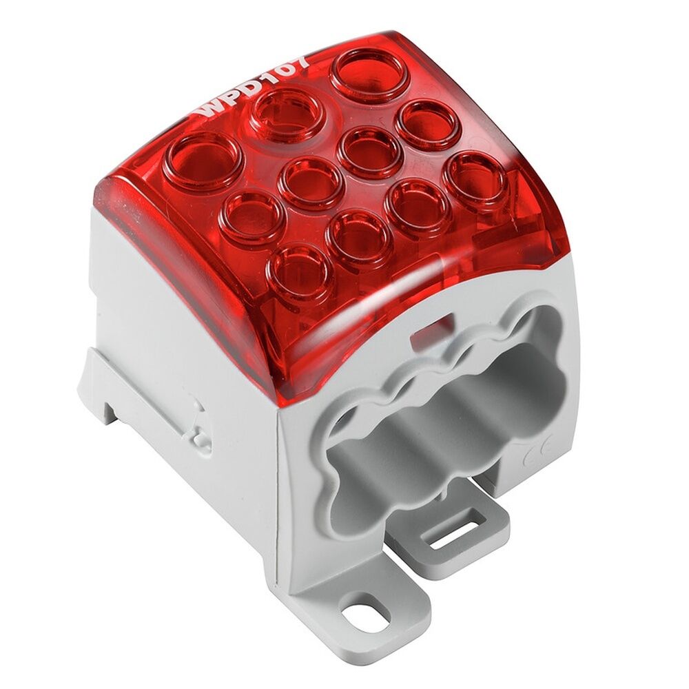 Weidmüller Potentialverteilerklemme 2725350000 Typ WPD 107 1X95/2X35+8X25 RD