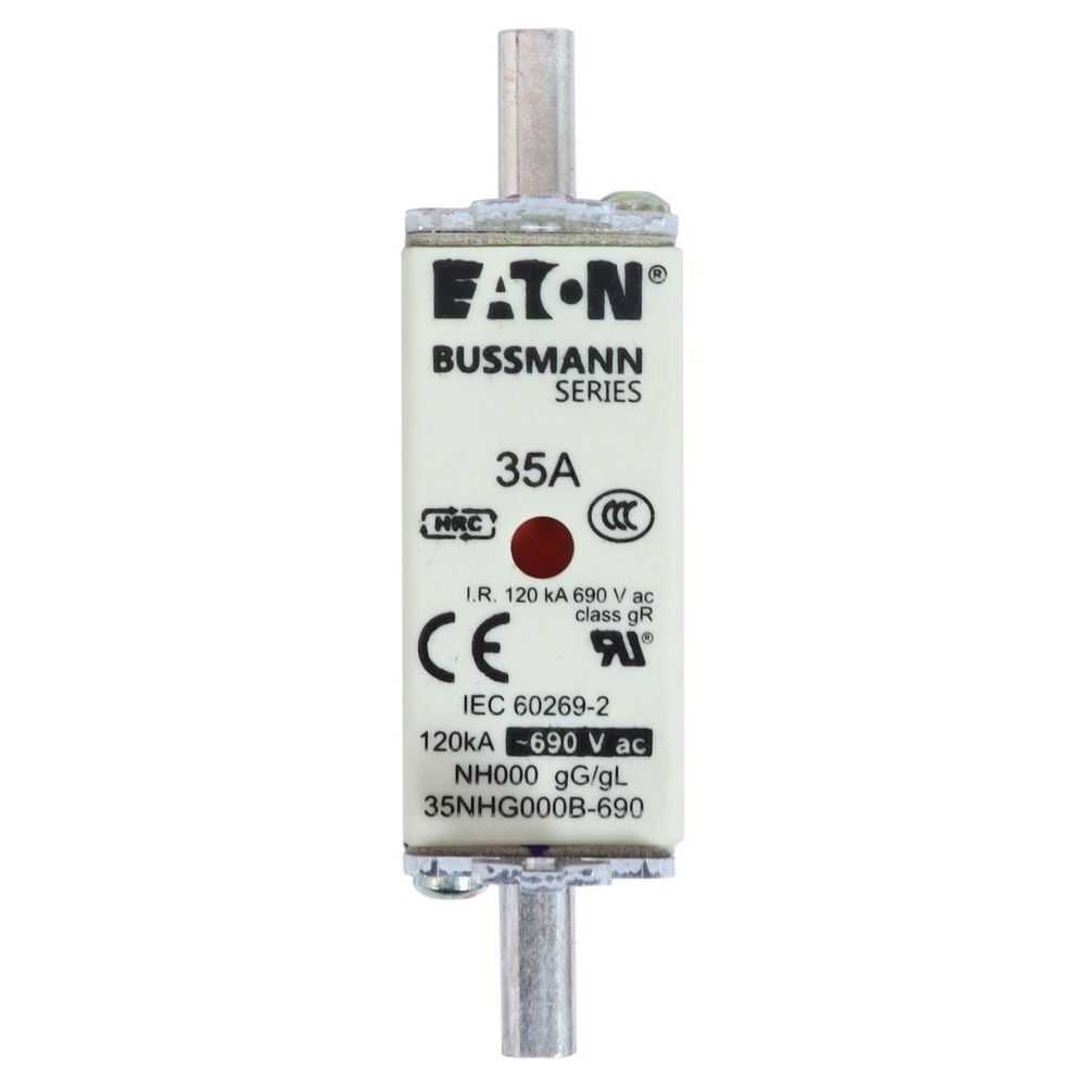 Eaton Sicherungseinsatz 35NHG000B-690 Typ NH FUSE 35AMP 690V gG SIZE 000 DUAL IND