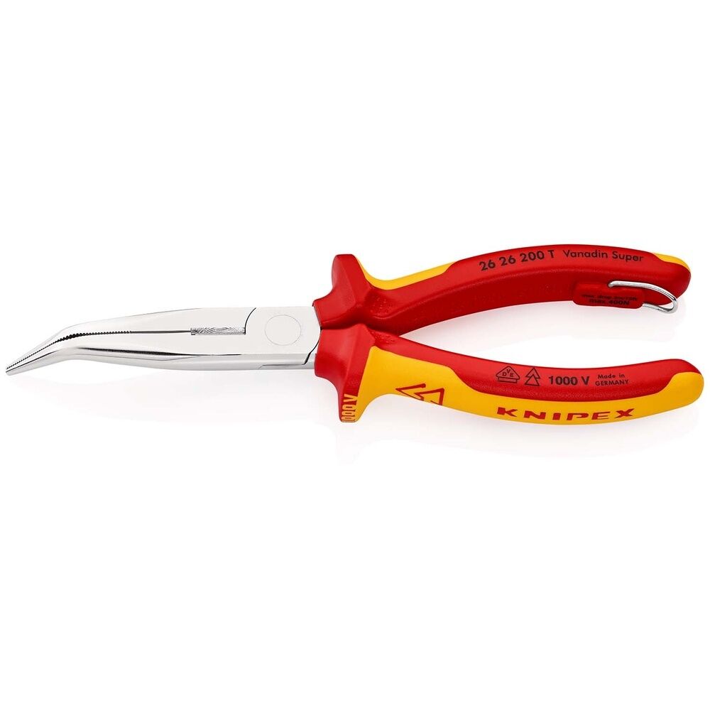 Knipex Flachrundzange 26 26 200 T BK 