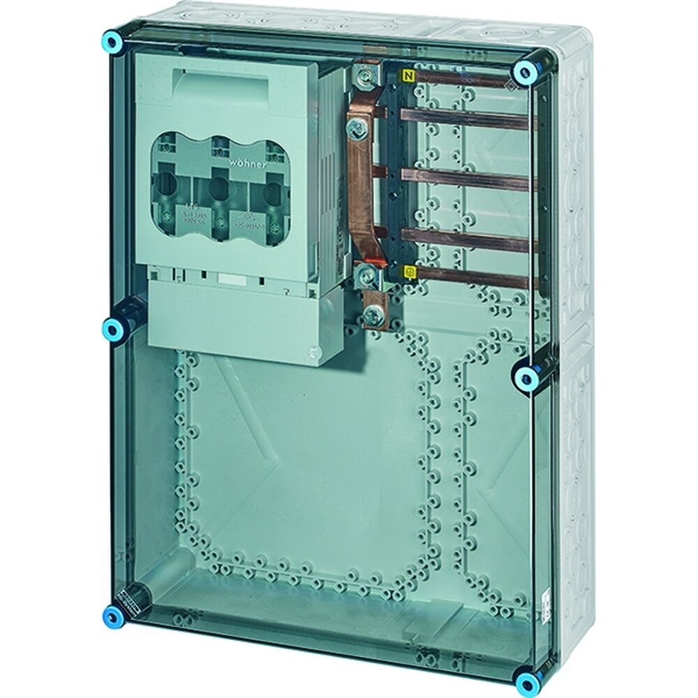 Hensel NH Sicherungslasttrennschaltergehäuse Mi 6680 Nr. 20001463