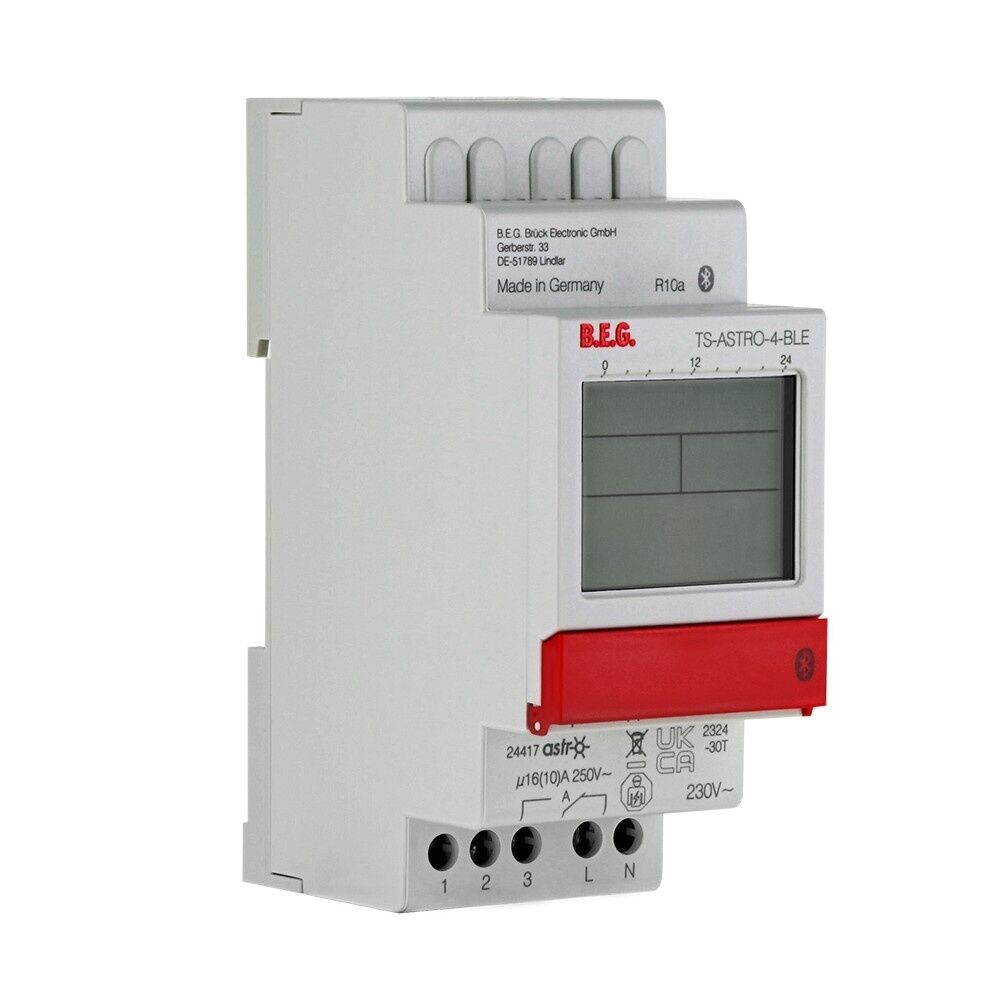B.E.G. Brück Zeitschaltuhr 93161 Typ TS-ASTRO-4-BLE