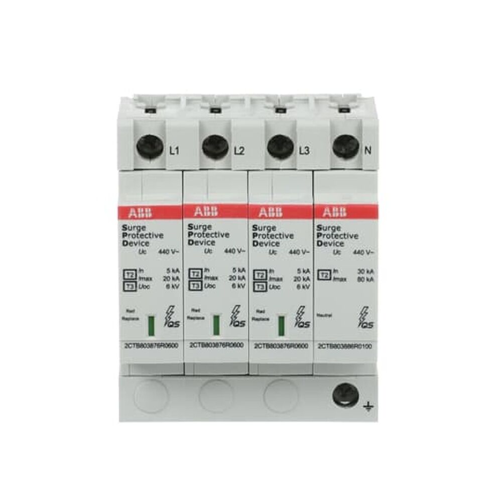 ABB Überspannungsableiter für Energietechnik Stromversorgung 2CTB803973R1300 Typ OVR T2-T3 3N 20-44