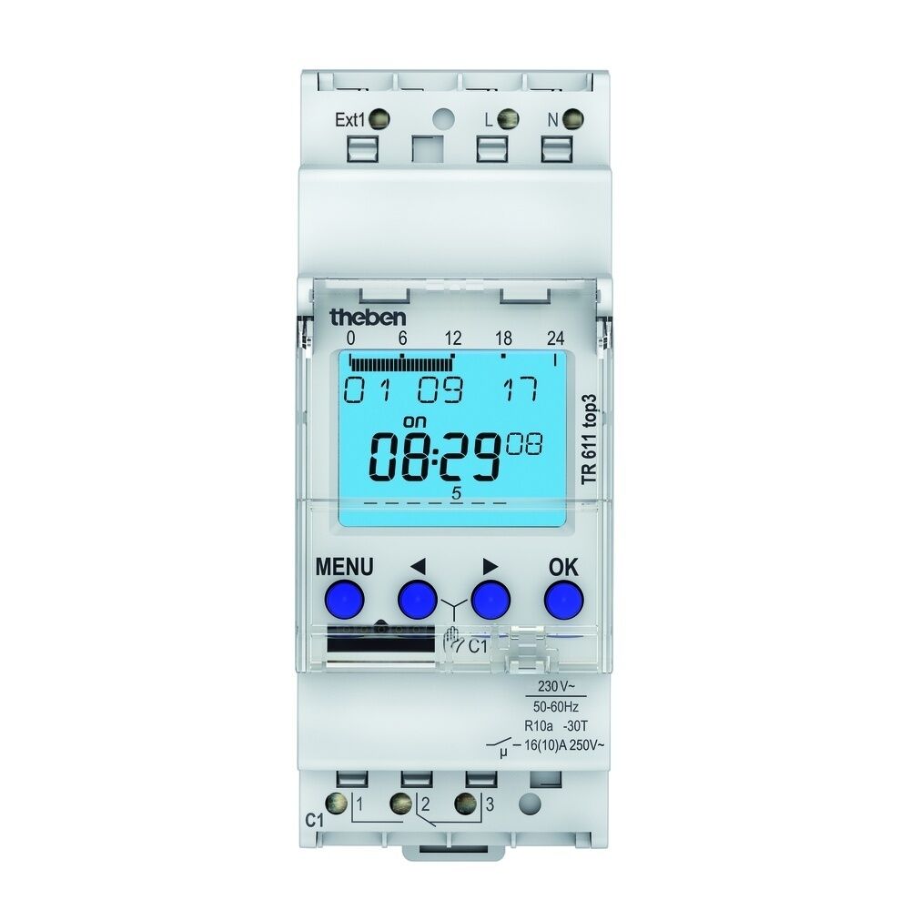 Theben Digitale Zeitschaltuhr 6110130 Typ TR 611 top3