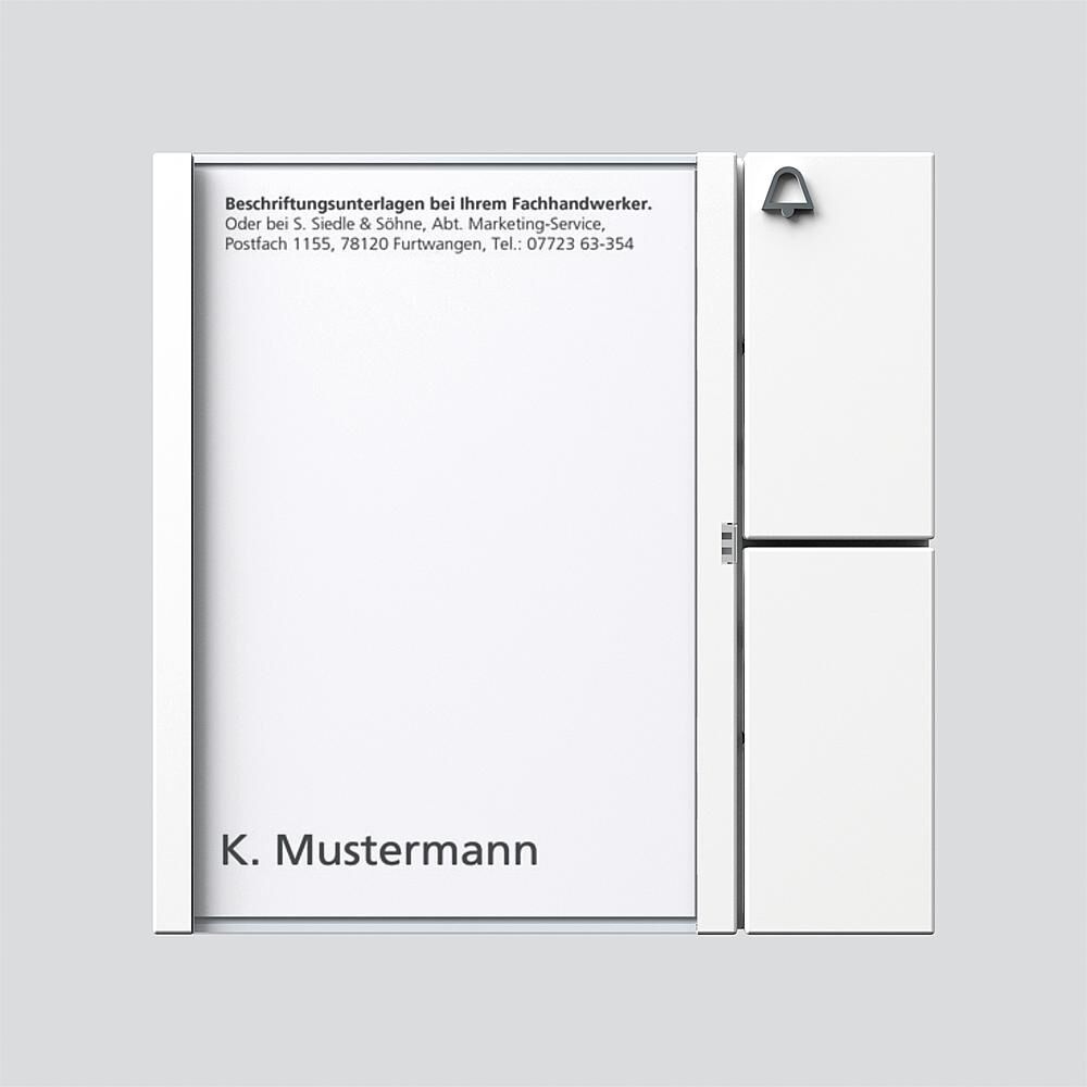 Siedle Tastenmodul 200035513-00 Typ TM 612-1 W