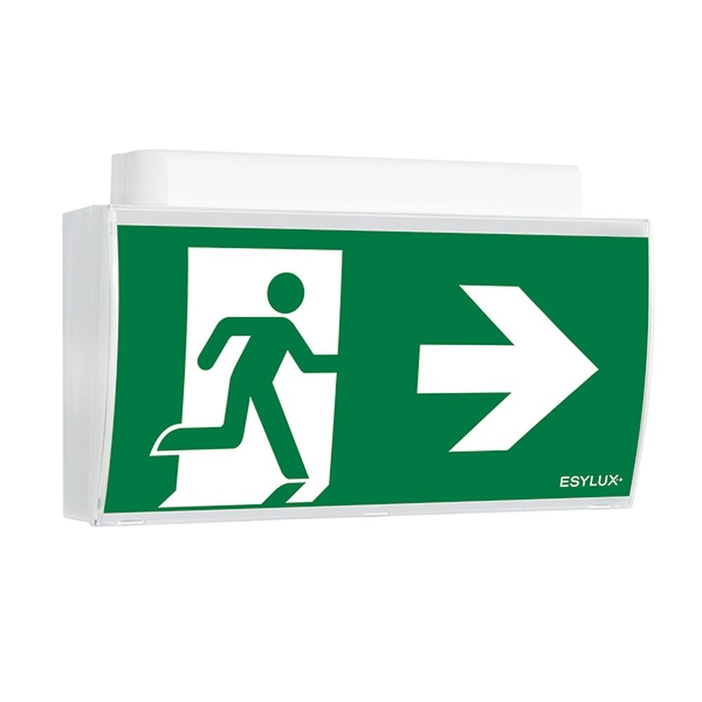 ESYLUX Notleuchte EN10061806 Typ SLE LEDi SC/C Wandmontage weiß 