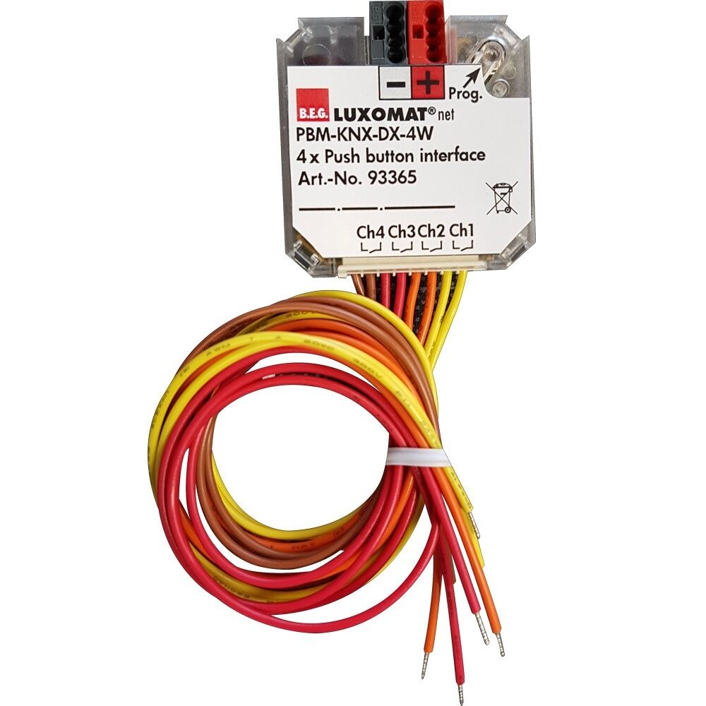 B.E.G. Brück Ein . Ausgabegerät 93365 Typ PBM-KNX-DX-4W 
