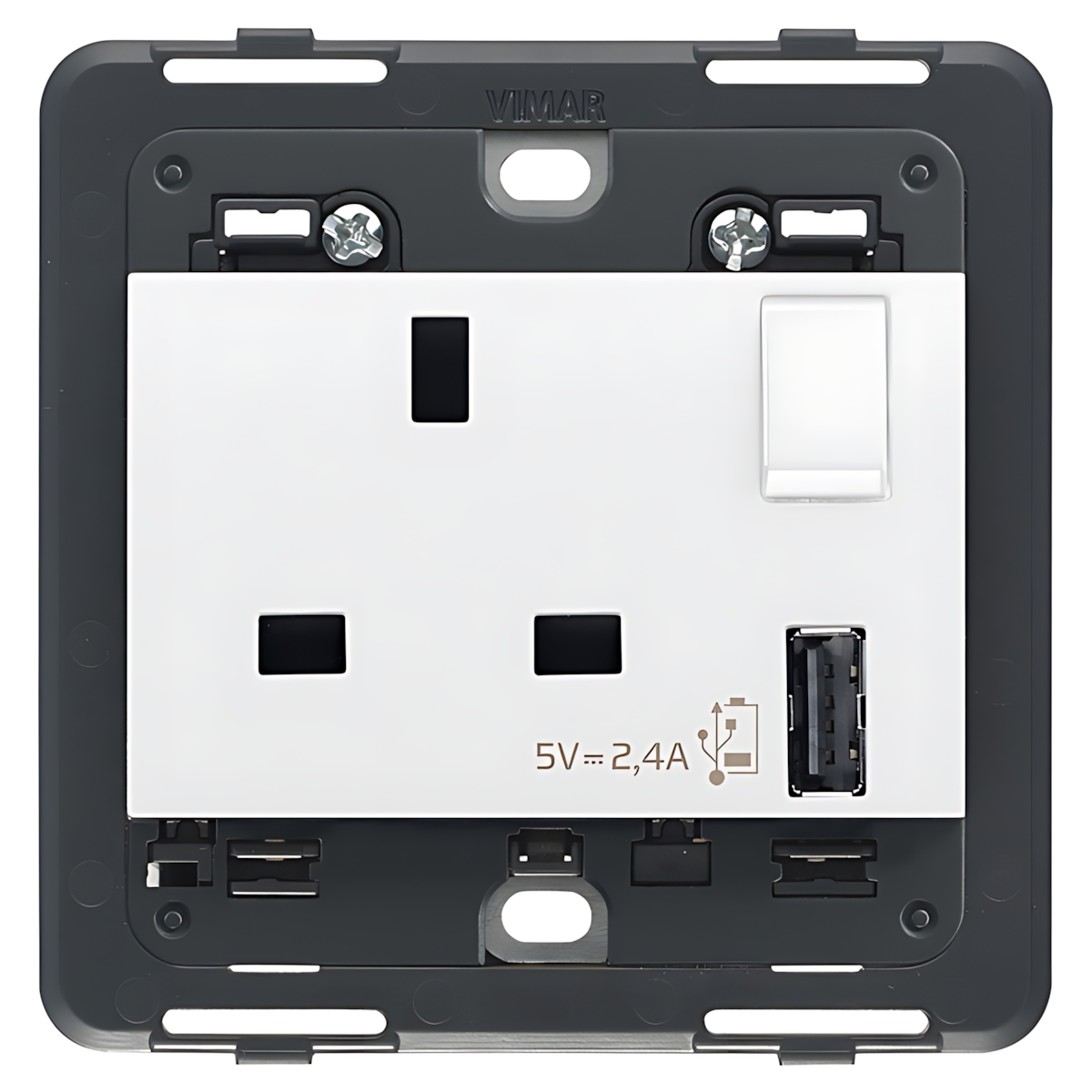 VIMAR Steckdose 2P+E 13A 20223.A.B
