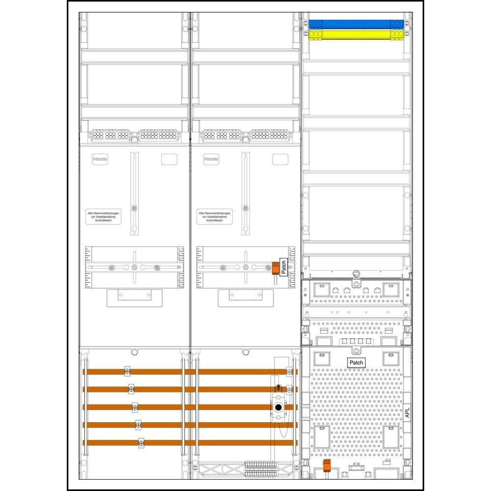 f-tronic Sammelschienenklemmen 7190466 Typ 3HZ732APZRFZD01