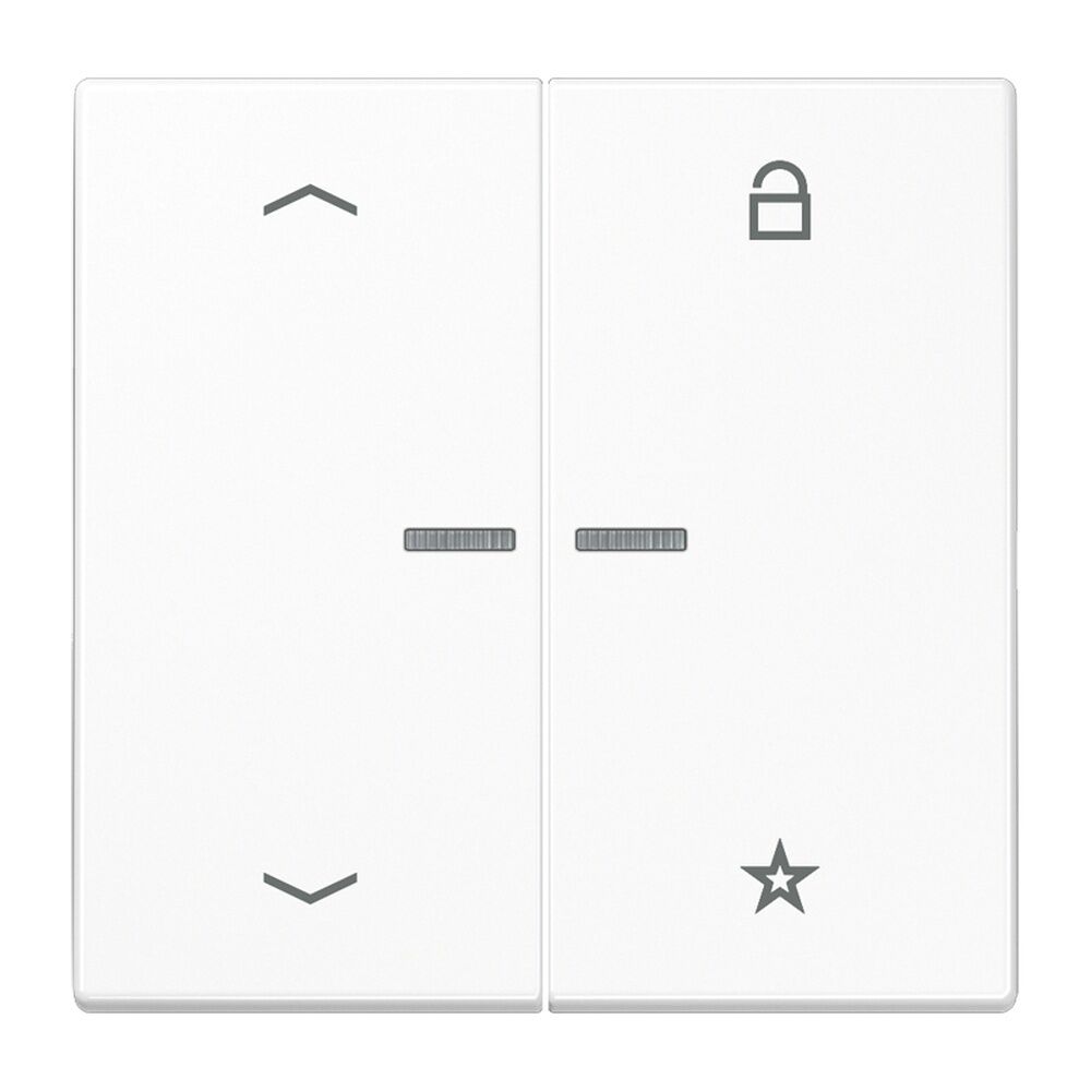 Jung eNet Funk Steuertaste FMLS1701PWW