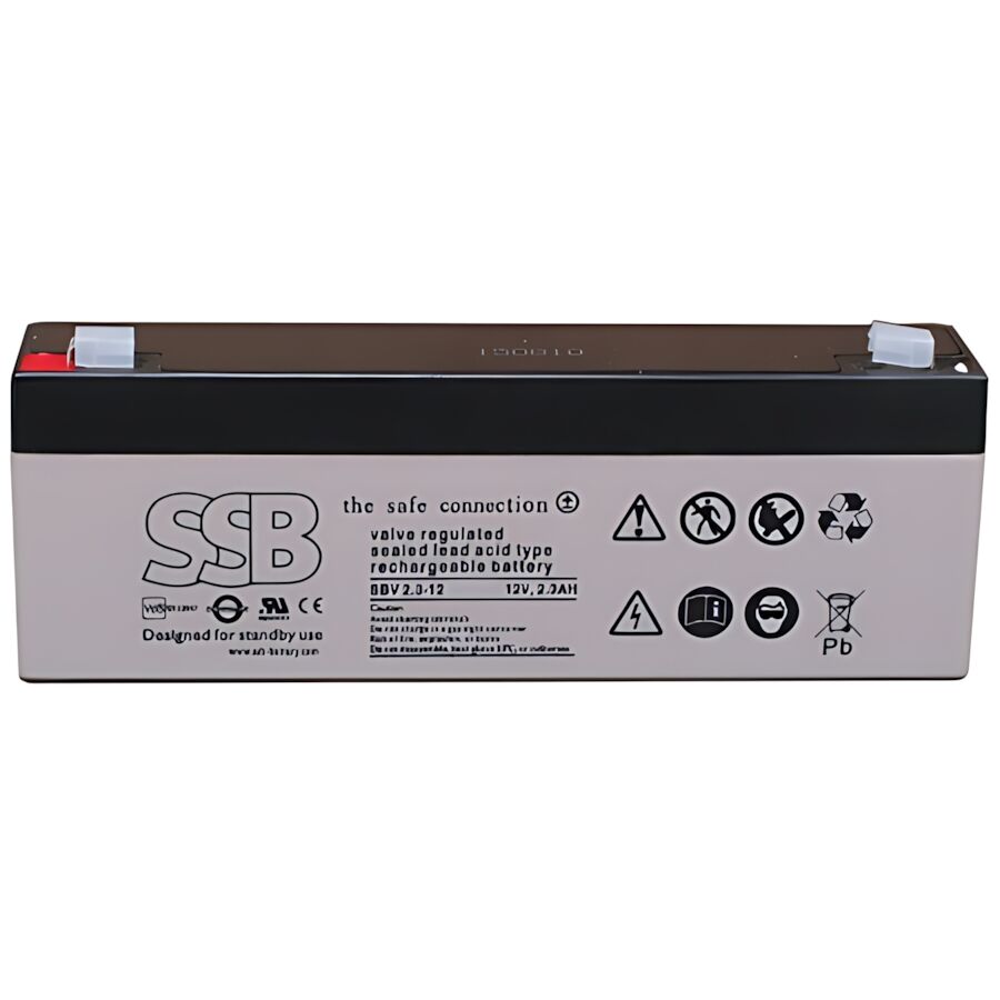 Hekatron Notstromakku 30-2310001-01-02 Typ Akku 12 V / 2,3 Ah 