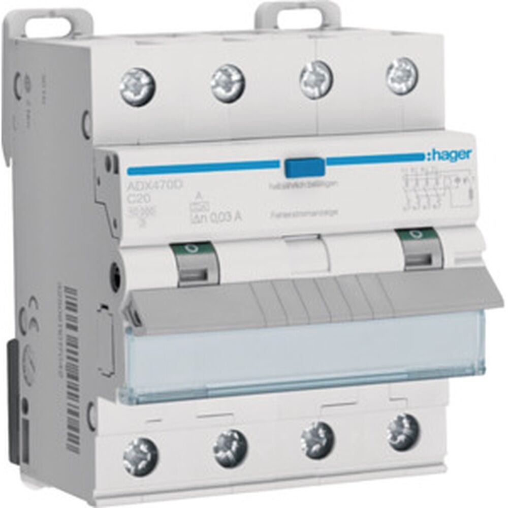 Hager Fehlerstrom Leitungsschutzschalter ADX470D 