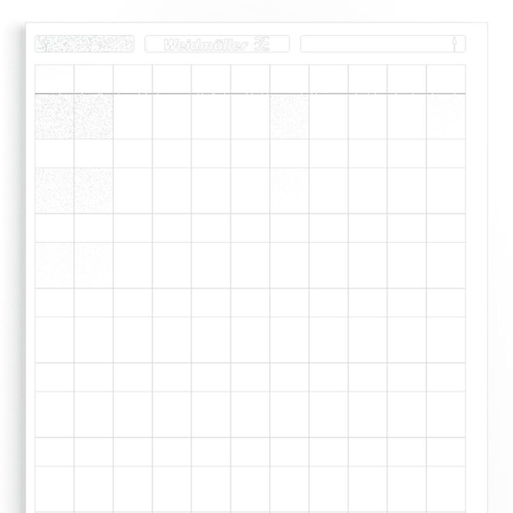 Weidmüller Kabelmarkierungssystem 1695711044 Typ LM WO 18/34 WS
