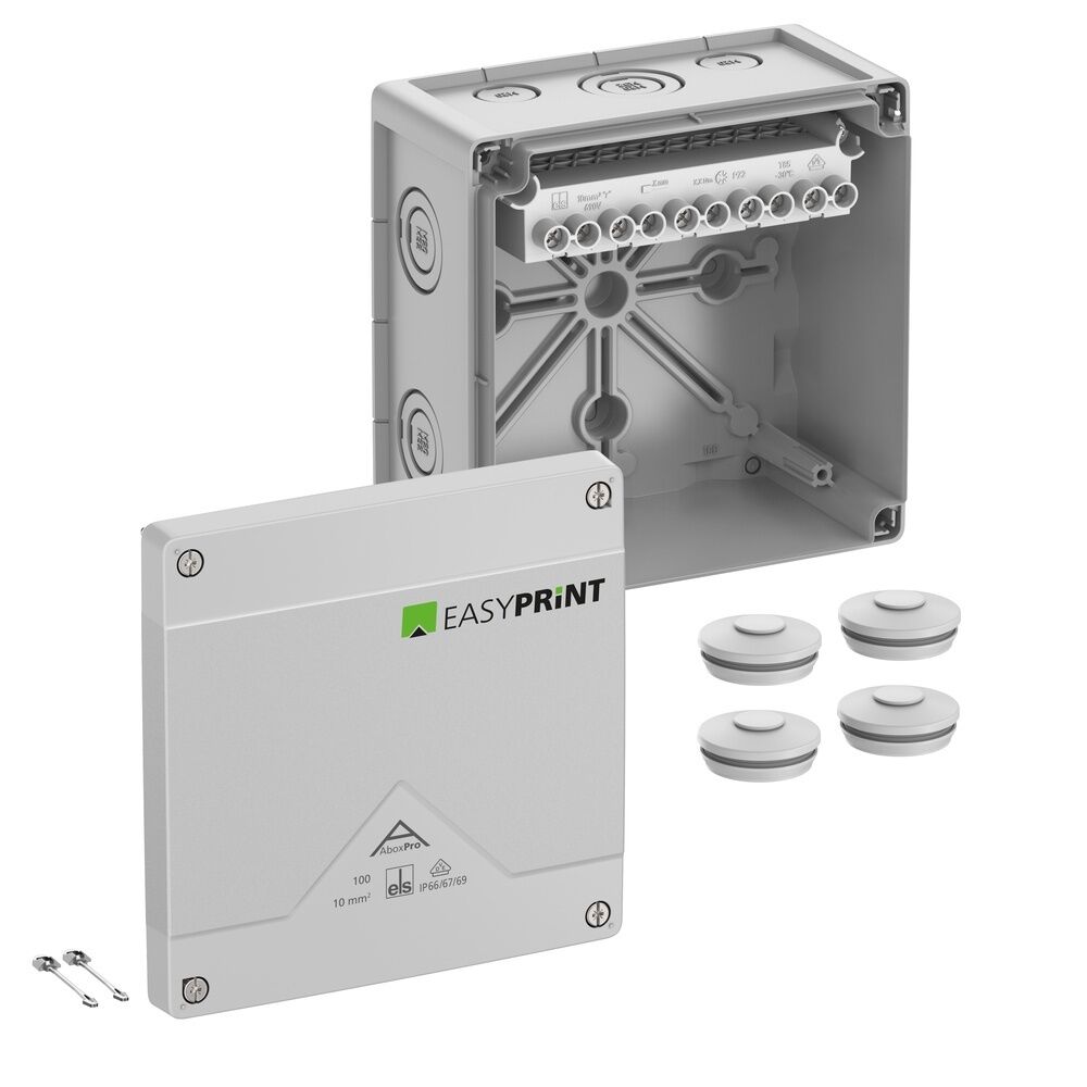Spelsberg Abzweigkasten 410420EP Typ Abox Pro 100-10² EasyPrint 