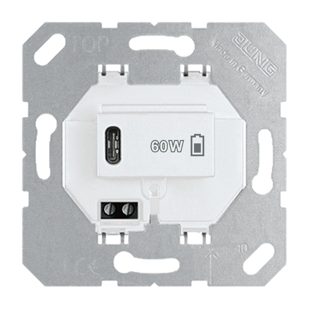 Jung USB Ladegerät USBPD60CWW