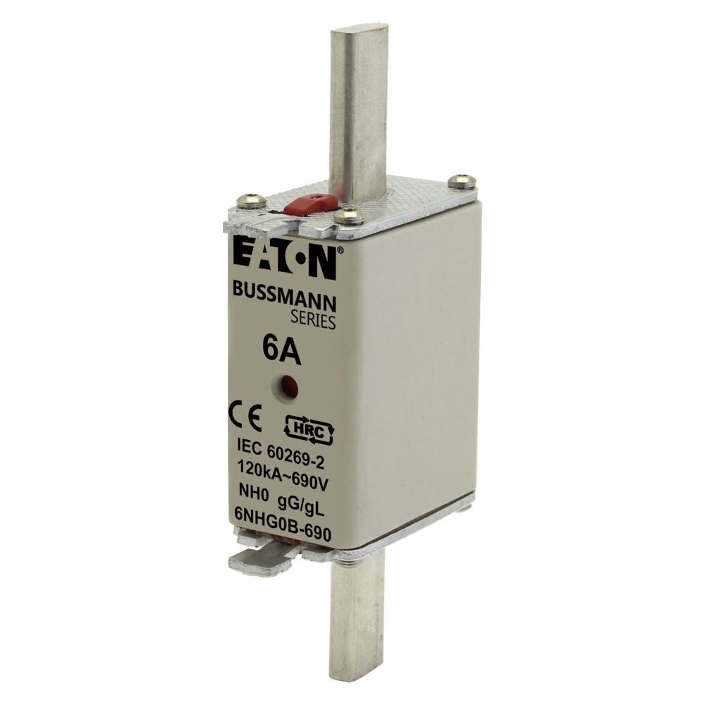 Eaton Sicherungseinsatz 6NHG0B-690 Typ NH FUSE 6AMP 690V gG SIZE 0