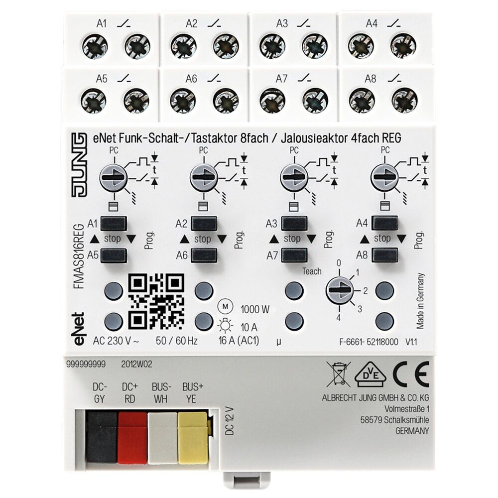 Jung Funk Schalt/Jalousie Aktor FM AS 816 REG