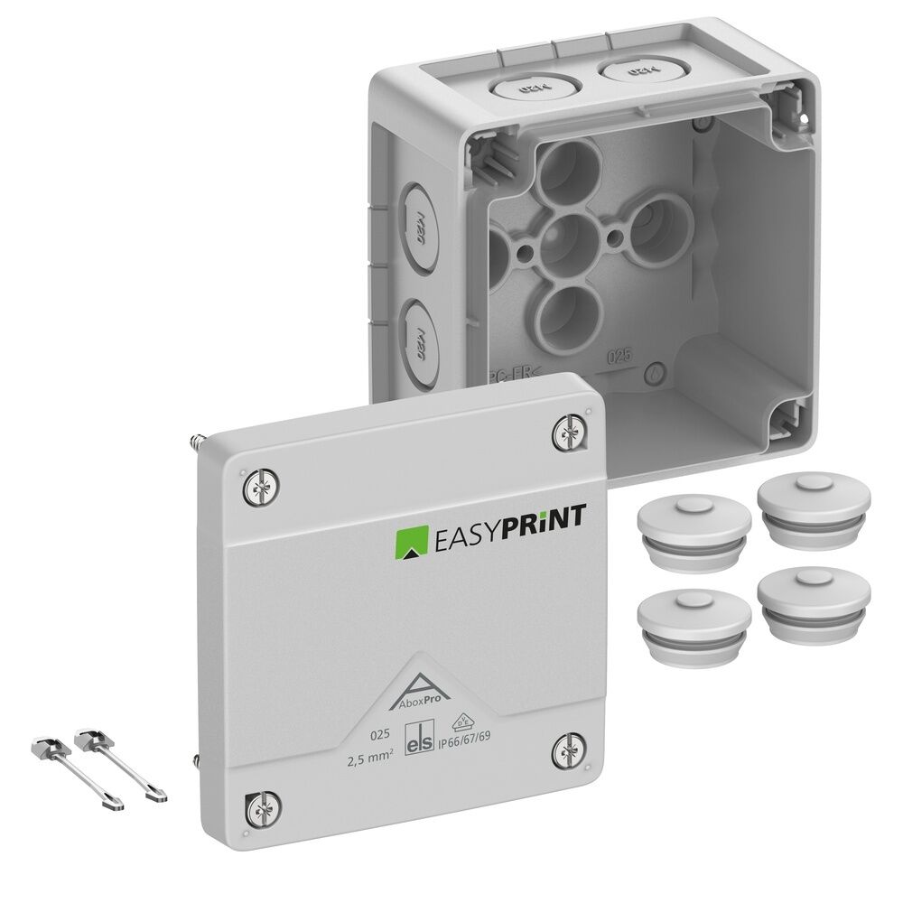 Spelsberg Abzweigkasten 402400EP Typ Abox Pro 025-L EasyPrint 