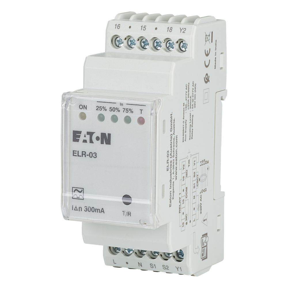 Eaton Fehlerstrom Schutzschalter 193758 Typ ELR-03