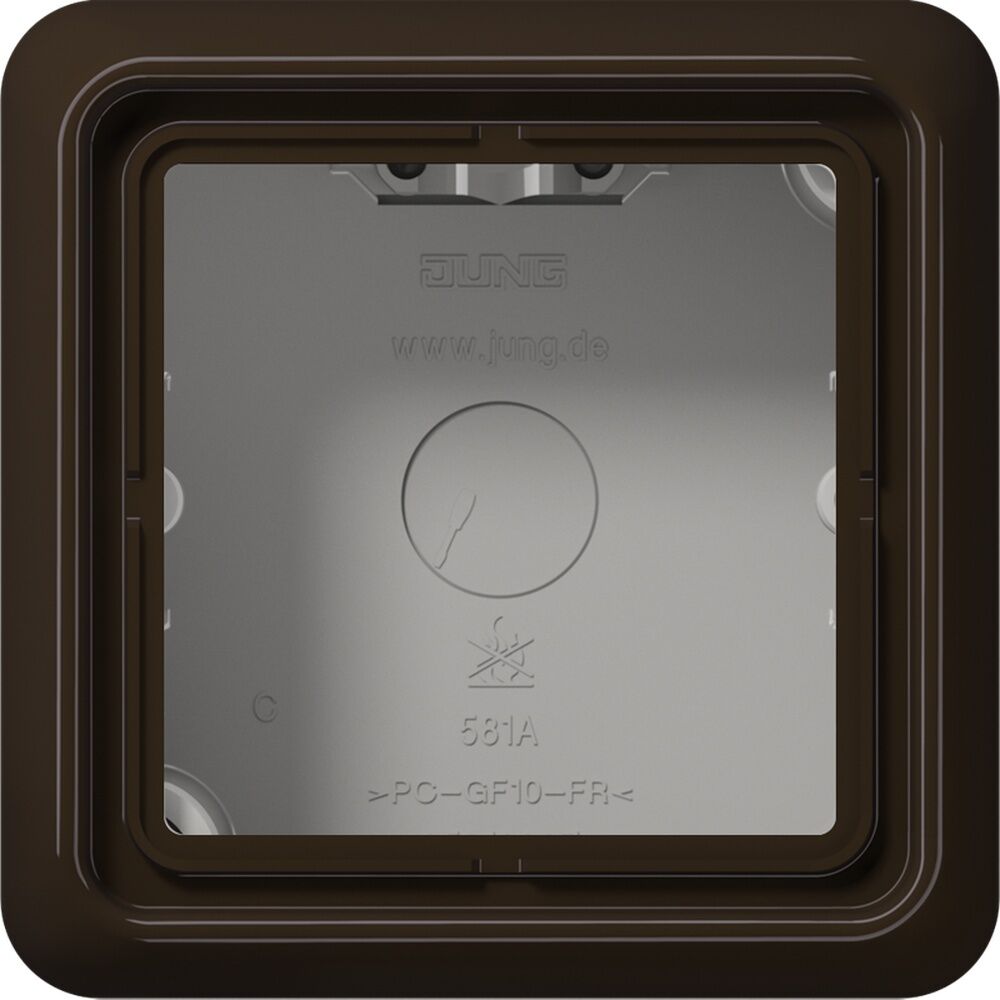 Jung Aufputz Kappe CD 581 A BR