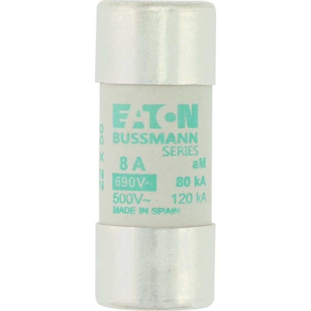 Eaton Sicherungseinsatz C22M8 Typ CYLINDRICAL FUSE 22 x 58 8A AM 690V AC