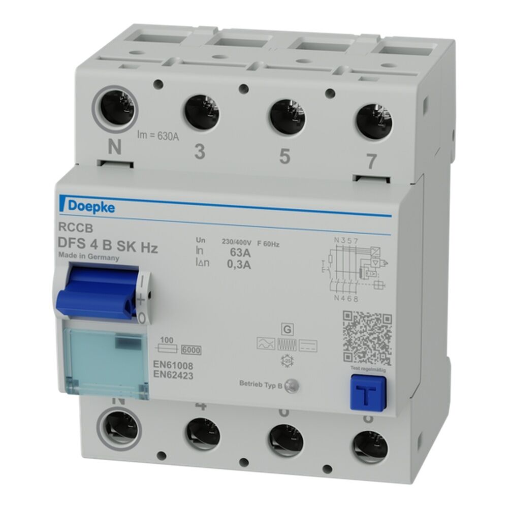 Deopke FI Schutzschalter 09146882 Typ DFS4 063-4/0,30-B SK Hz60