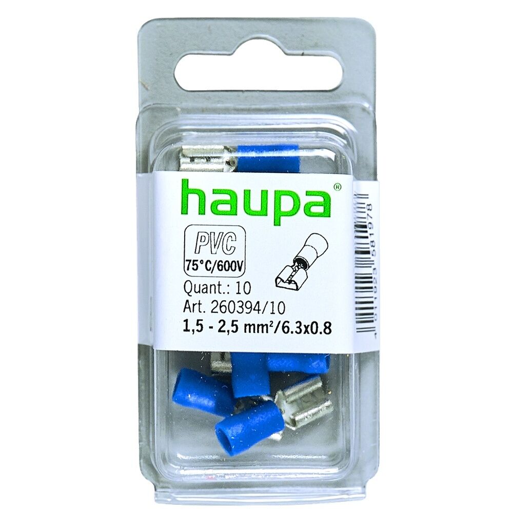 Haupa Flachsteckhülsen 260394/10