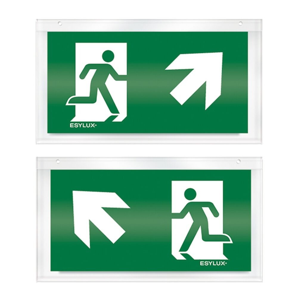 ESYLUX Piktogrammscheibe EN10032561 Typ Piktogramm-Scheibe 24 zweis. o. rechts/o. links