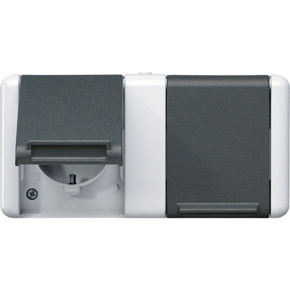 Jung Schutzkontakt Steckdose 8220-1 W 