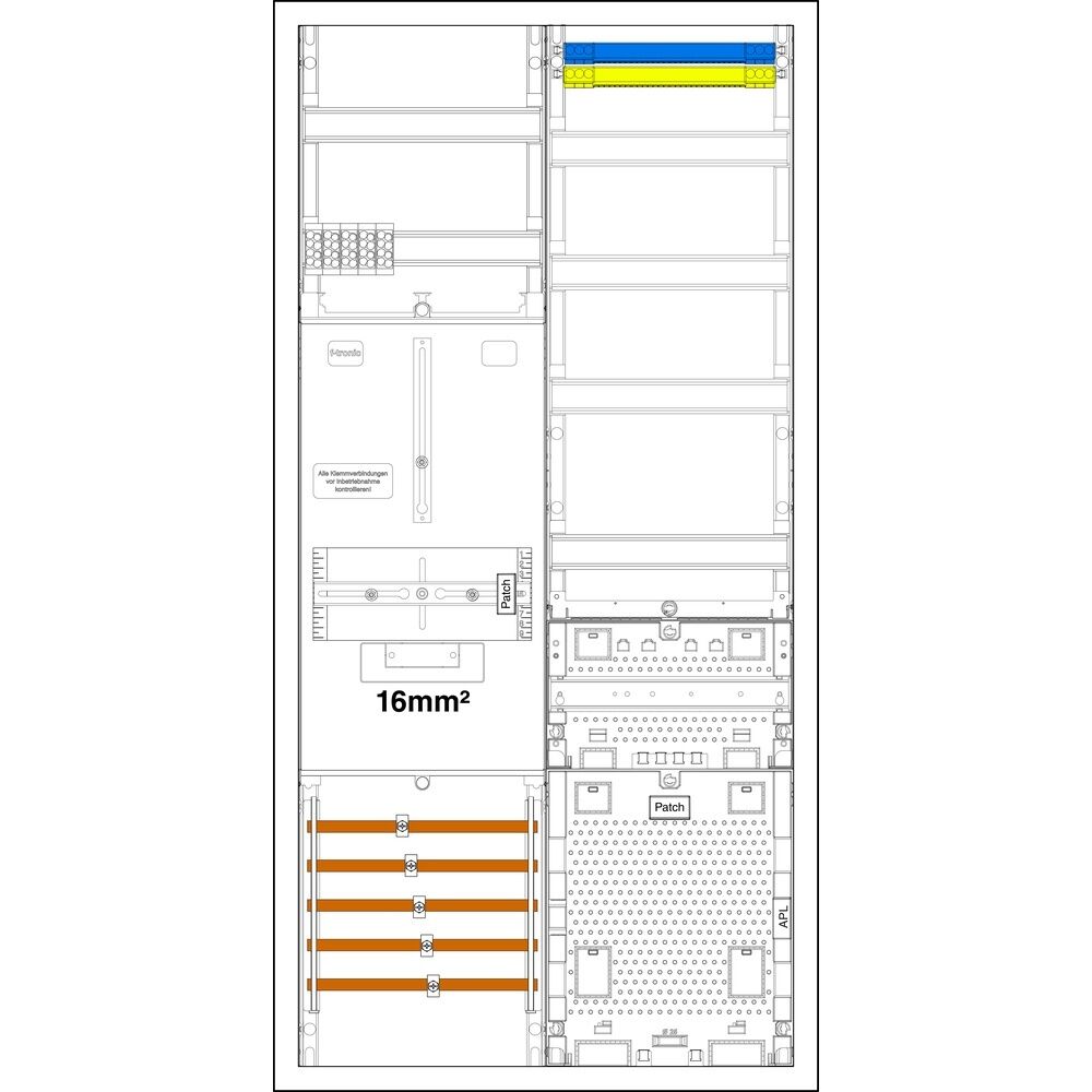 f-tronic Sammelschienenklemmen 7190206 Typ 3HZ721APZRFZ-16