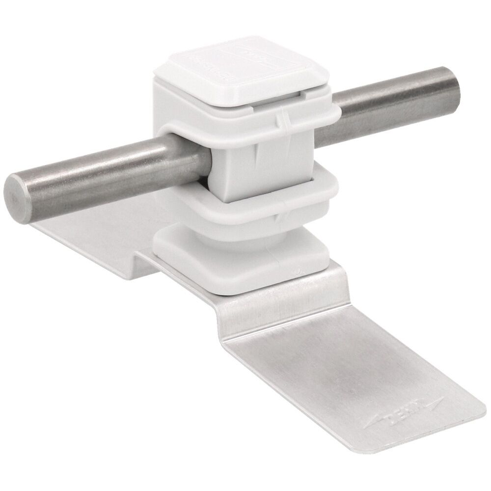 Dehn + Söhne Anformbarer Dachleitungshalter 297130 Typ DLH DS 8 H16 KP K AL