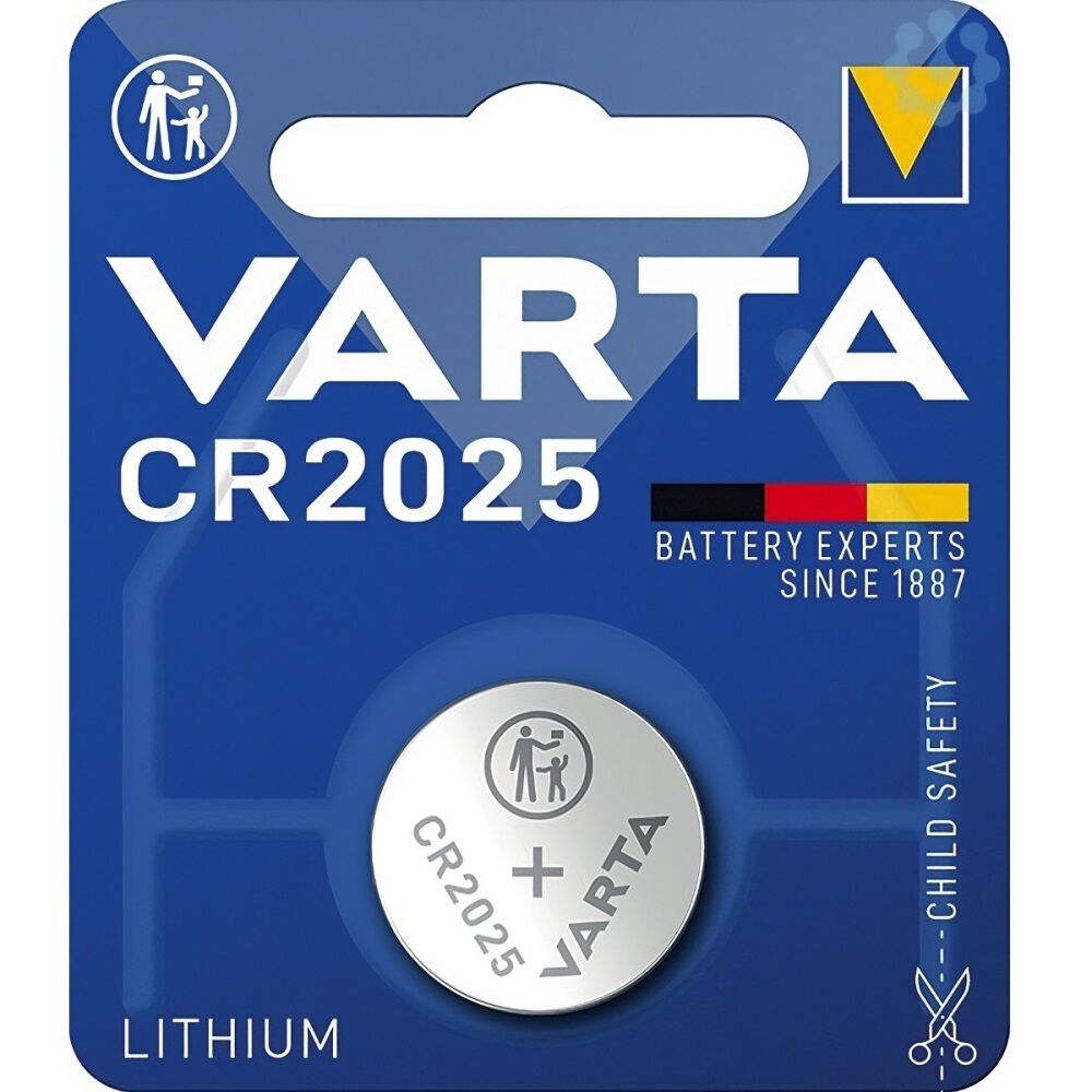 Varta Electronics CR2025 Knopfzellen 