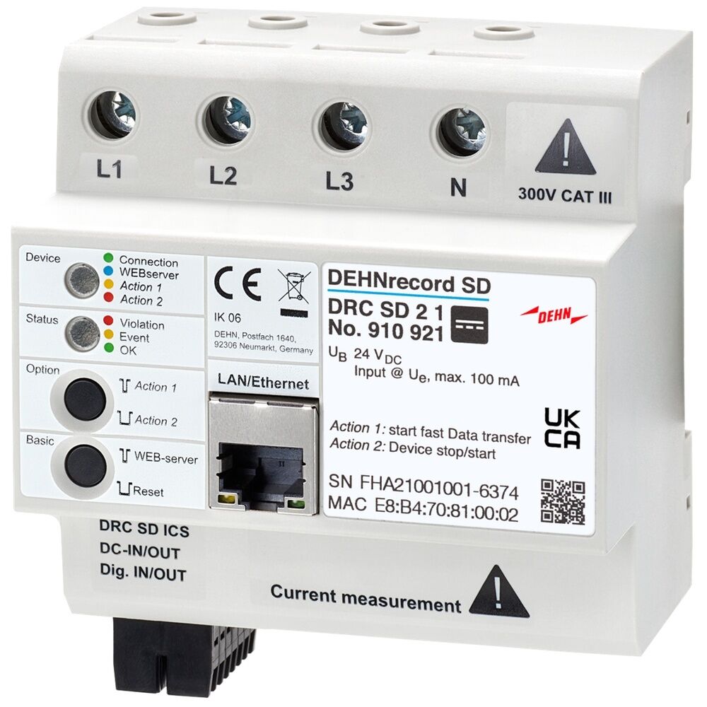 Dehn + Söhne Multifunktionales Mess u. Analysegerät 910921 Typ DRC SD 2 1