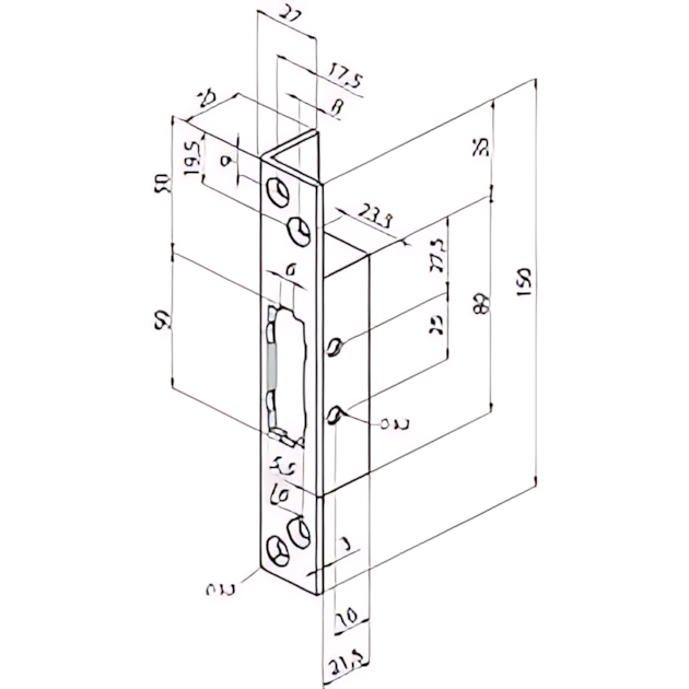 Assa Abloy Winkelschließblech Z29-SBL-3-----1