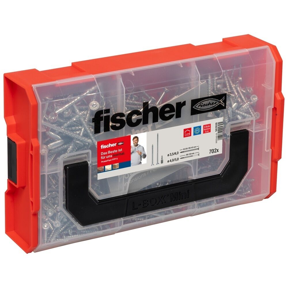 Fischer FIXtainer PowerFast 562928 Typ FixTainer Schraube FPF II TX