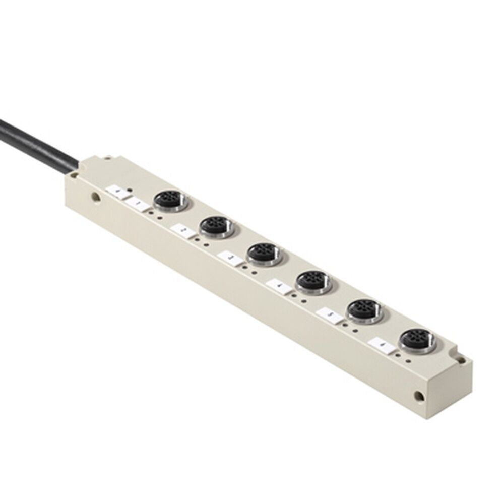 Weidmüller Passiver Sensor Aktor Verteiler 1265930000 Typ SAI-6-F 4P M12 L 10M