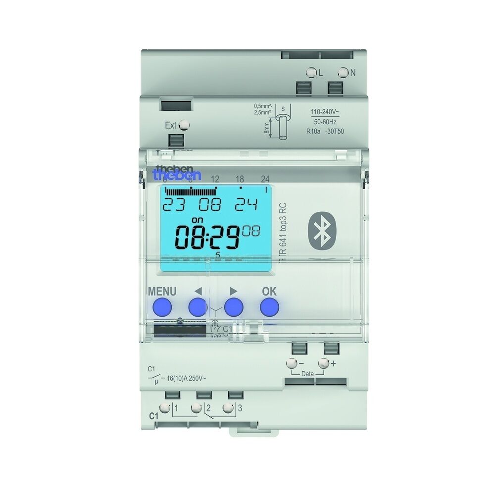 Theben Digitale Zeitschaltuhr 6410330 Typ TR 641 top3 BLE RC 