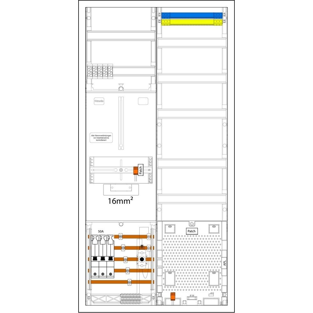 f-tronic Komplettschrank 7190204 Typ 3HZ721APZ50D01-16