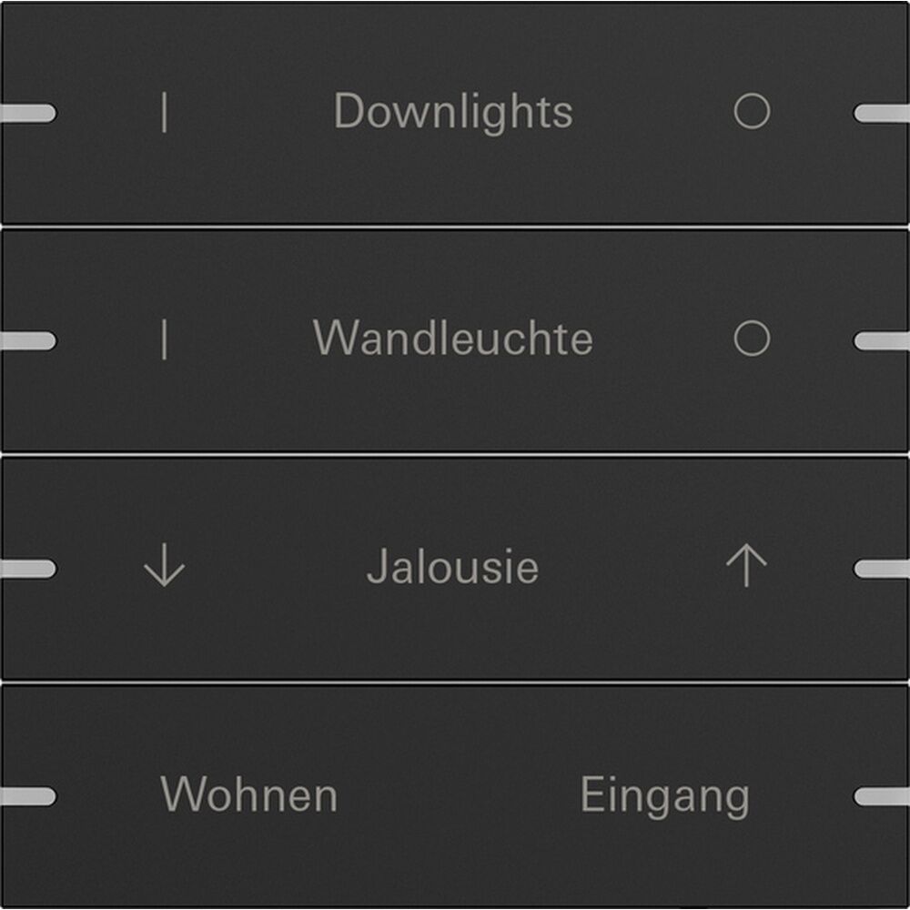 Gira Wippenset 4fach 5034905