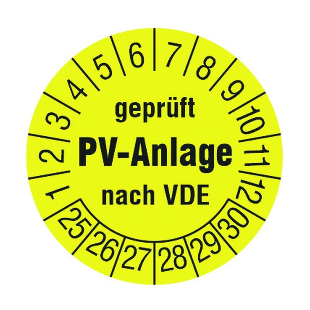 CIMCO PV Prüfplakette 182676