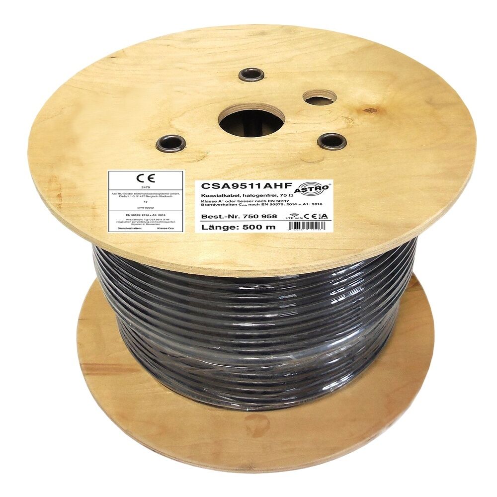 Astro Bit Koaxialkabel 500m 750958 Typ CSA 9511A HFW/500