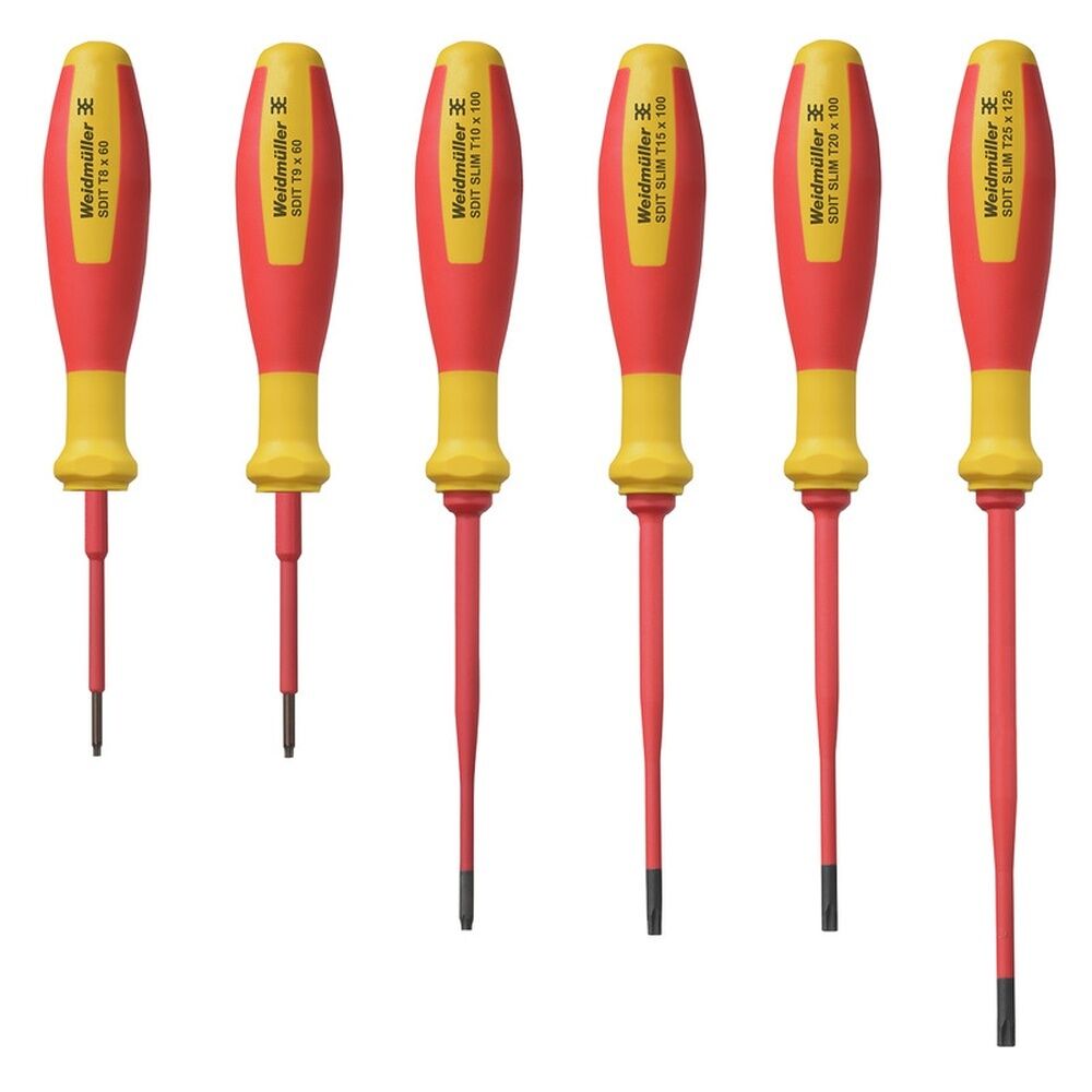 Weidmüller Schraubendreher 2749600000 Typ SDI SET SLIM T8/T9/T10/T15/T20/T25