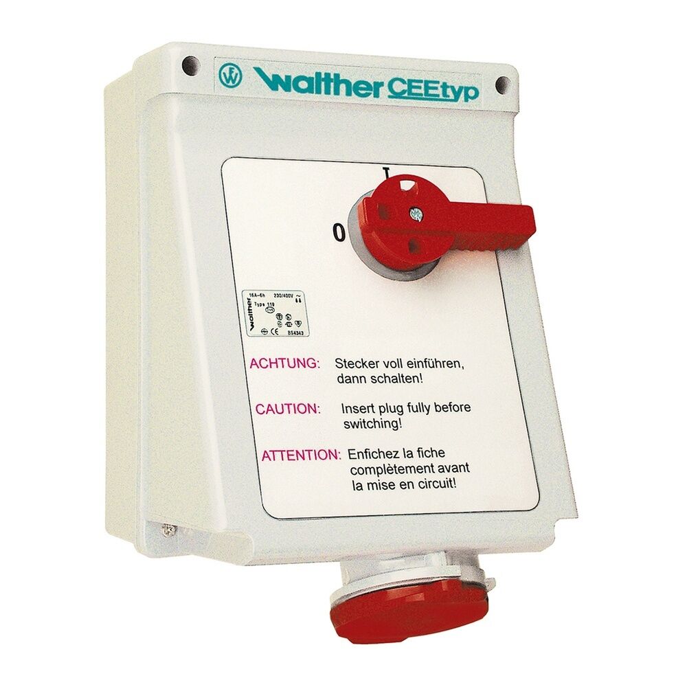 Walther-Werke Wandsteckdose AD130406 