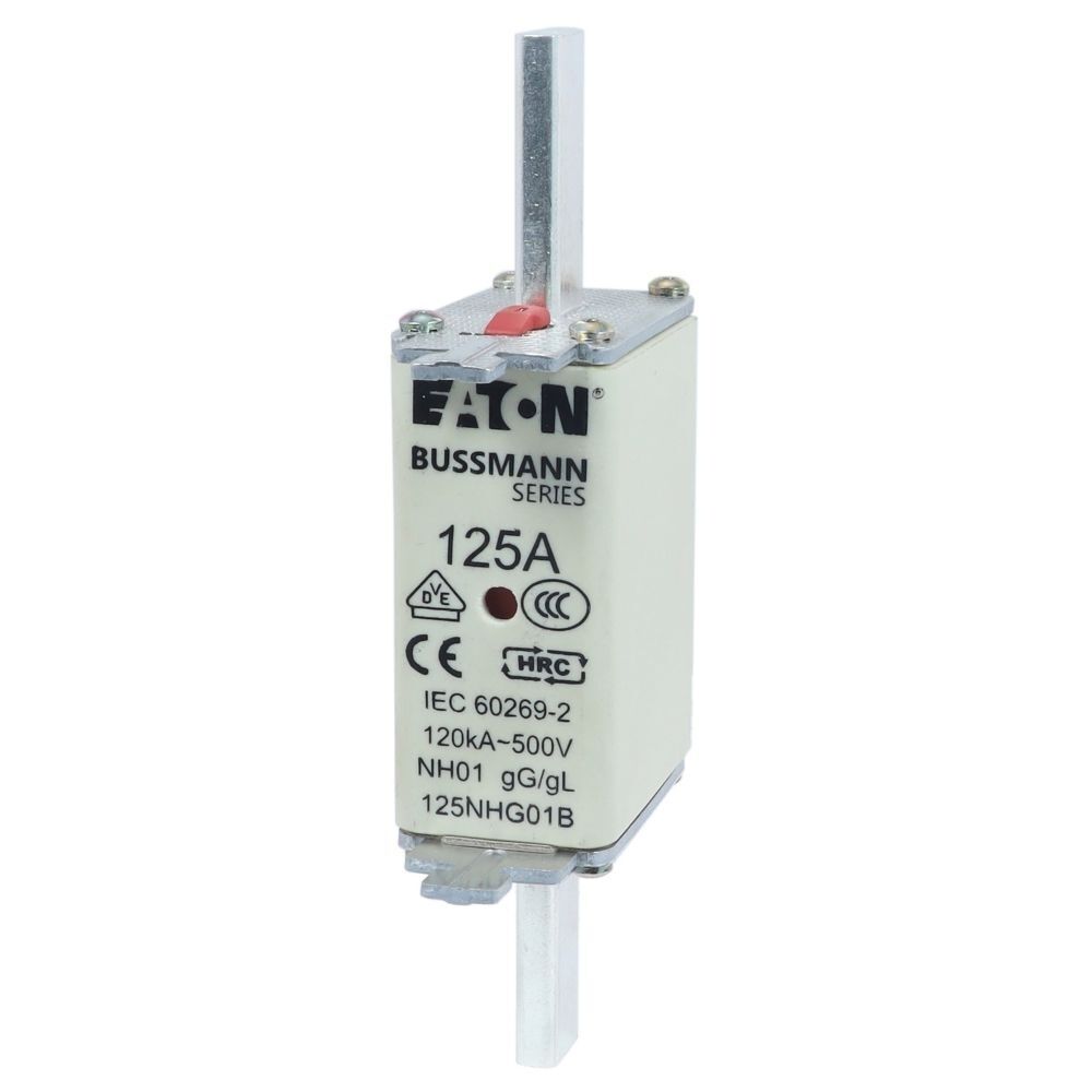 Eaton Sicherungseinsatz 125NHG01B Typ NH FUSE 125A 500V GL/GG SIZE 01 DUAL IN
