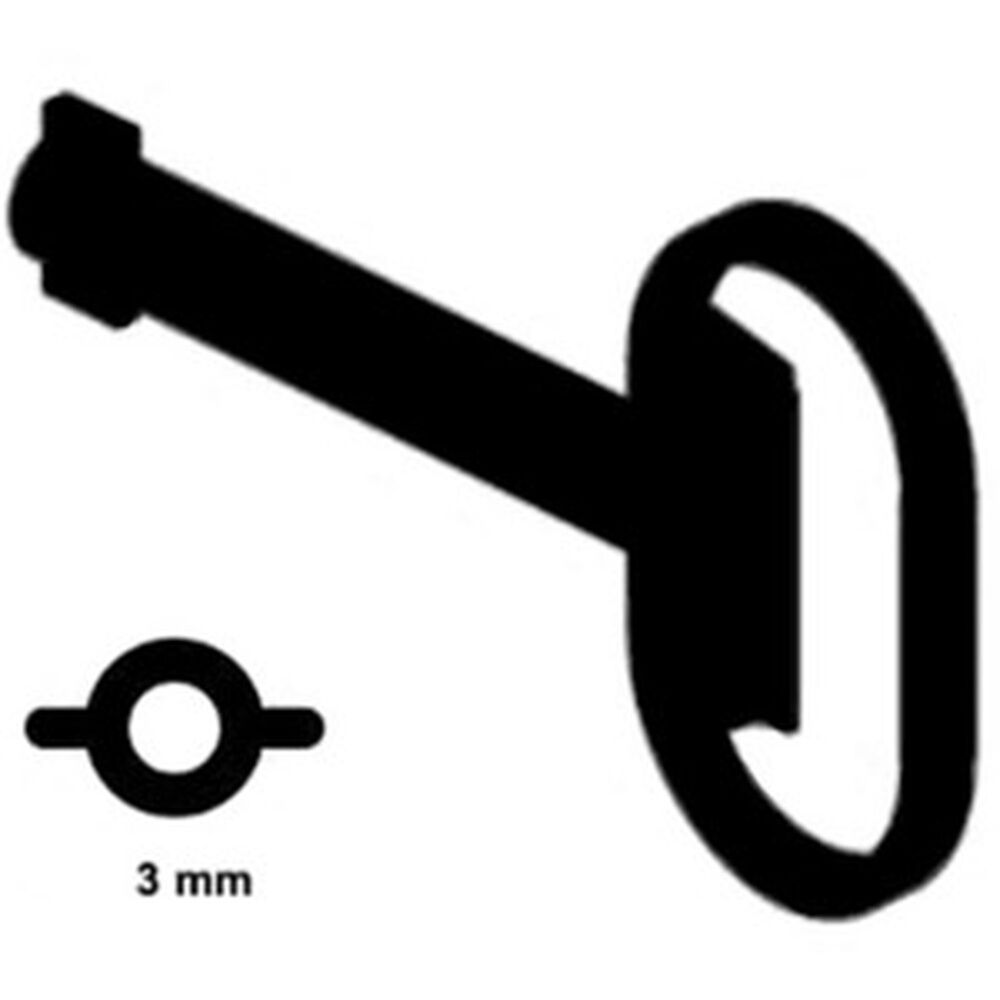 Hager Ersatzschlüssel univers FZ459