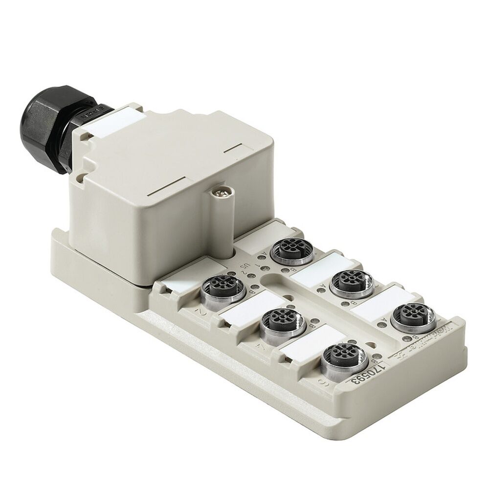 Weidmüller Passiver Sensor Aktor Verteiler 1766790000 Typ SAI-6-M 4P IDC