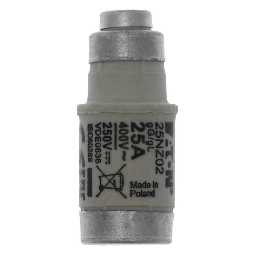 Eaton Sicherungseinsatz 25NZ02 Typ FUSE-D02 25A T GL/GG 400VAC E18